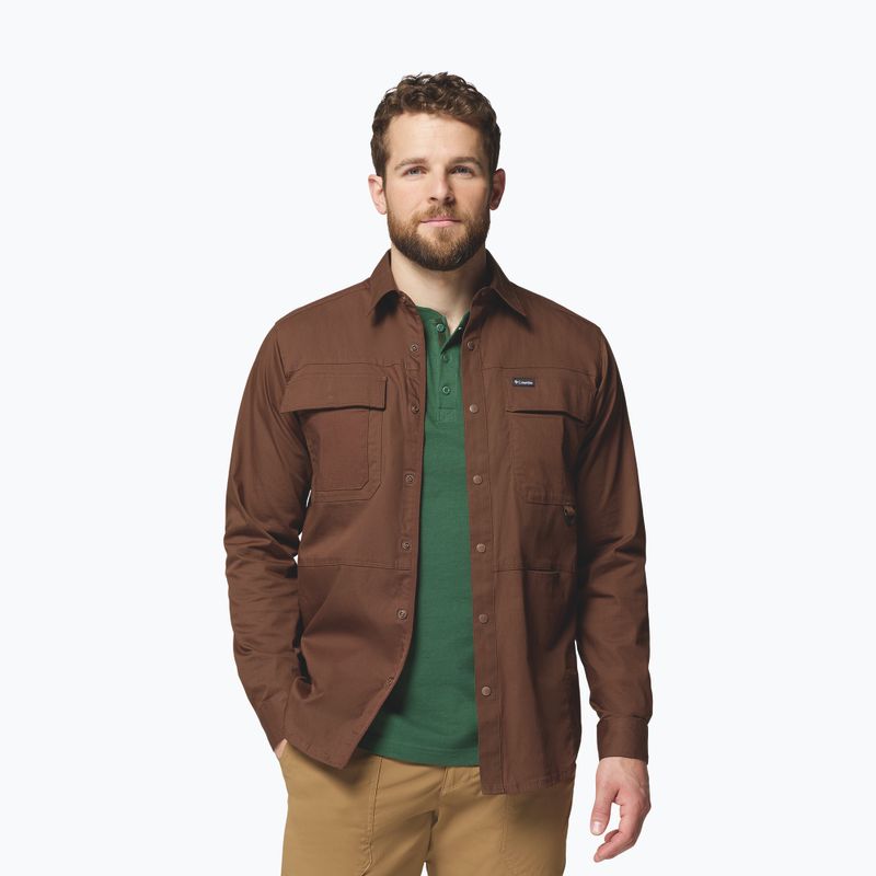 Pánská košile Columbia Landroamer Twill tobacco 5