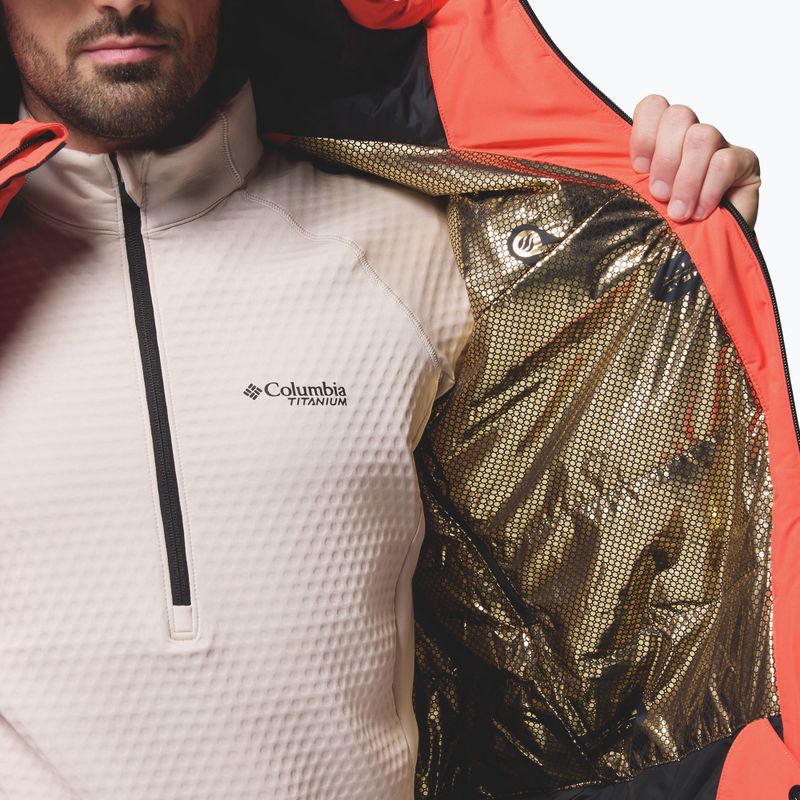 Pánská lyžařská bunda Columbia Winter District III zing/black 10