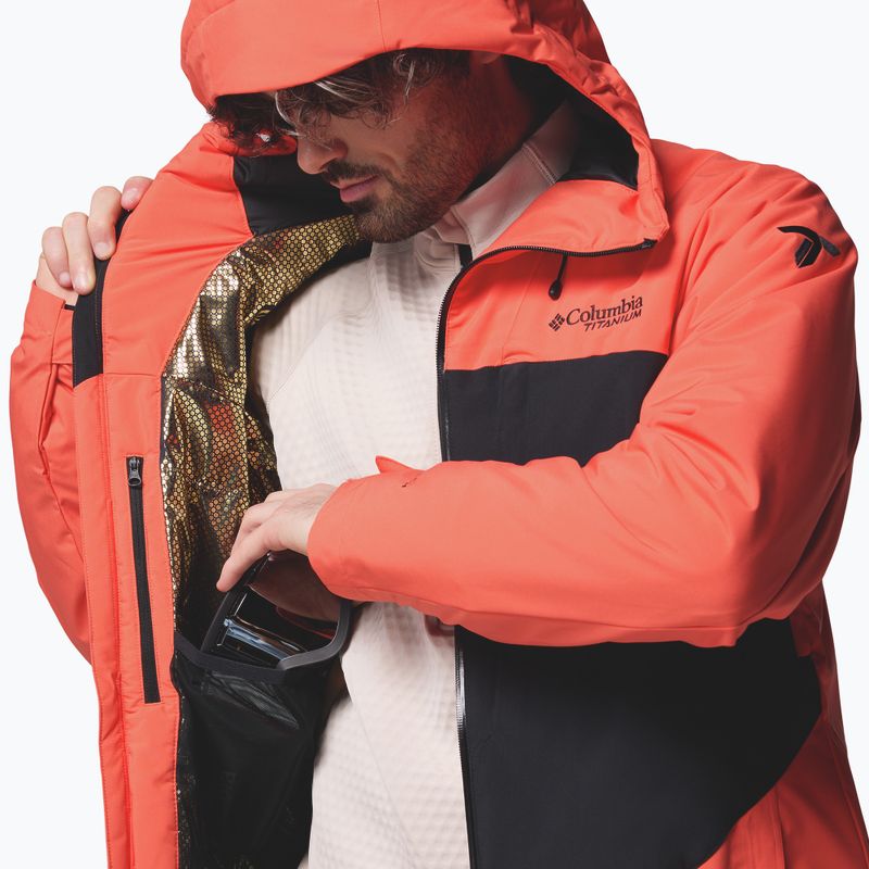 Pánská lyžařská bunda Columbia Winter District III zing/black 11