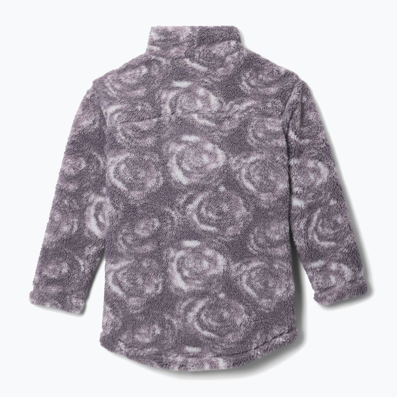 Dětská mikina Columbia West Bend Printed FZ shale purple rosecity 2
