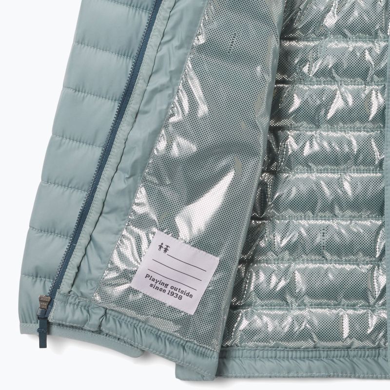 Dětská zateplená bunda Columbia Powder Lite II Hooded crushed blue 3