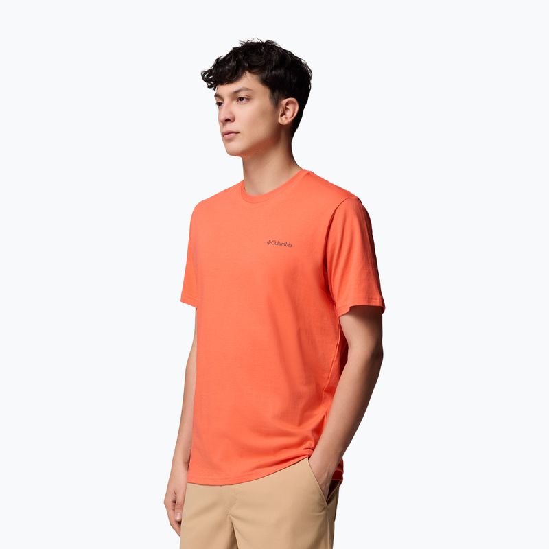 Pánské trekingové tričko Columbia North Cascades zing/csc box logo 4