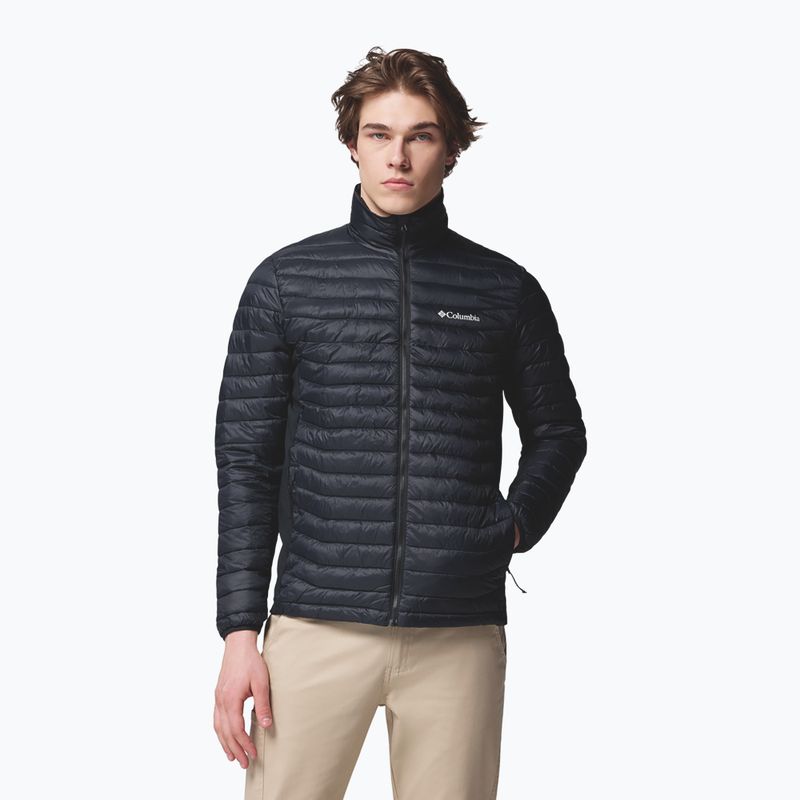 Pánská zateplená bunda Columbia Powder Pass Hybrid black