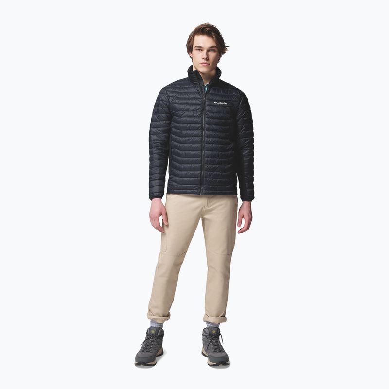 Pánská zateplená bunda Columbia Powder Pass Hybrid black 2