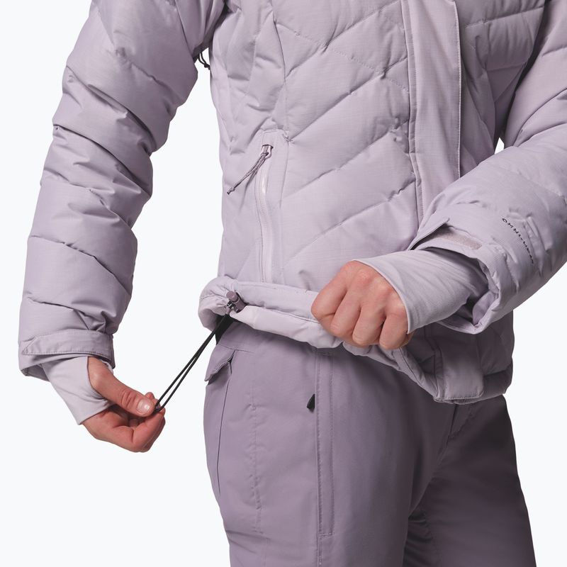 Dámská lyžařská bunda Columbia Lay D Down V lavender pearl 9