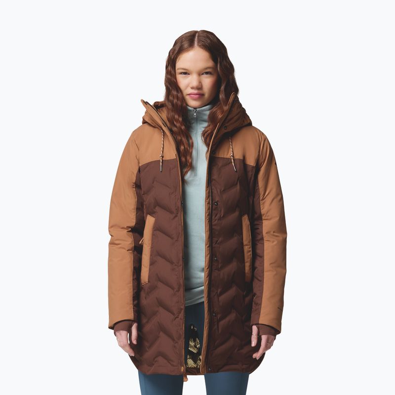 Dámská péřová bunda Columbia Mountain Croo III Mid Down tobacco/camel brown 5