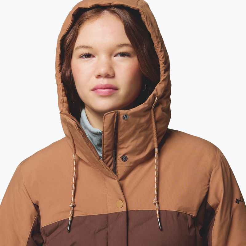 Dámská péřová bunda Columbia Mountain Croo III Mid Down tobacco/camel brown 6