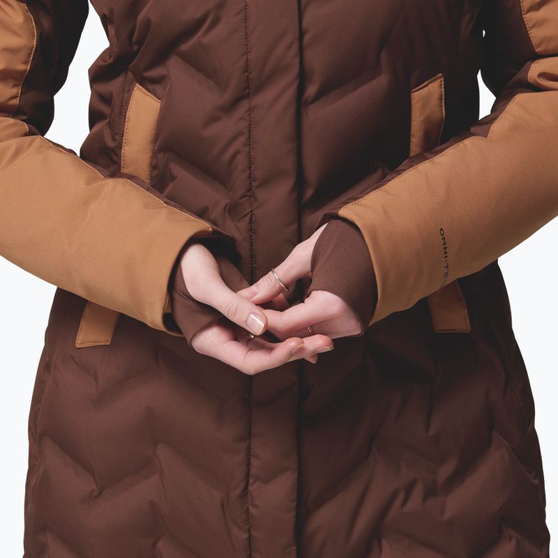Dámská péřová bunda Columbia Mountain Croo III Mid Down tobacco/camel brown 8