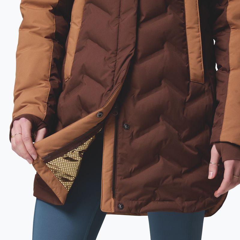 Dámská péřová bunda Columbia Mountain Croo III Mid Down tobacco/camel brown 9