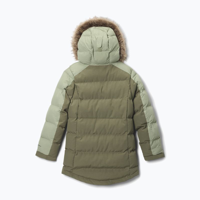 Dětská zateplená bunda Columbia Girl's Marquam Peak Fusion II stone green/safari 2
