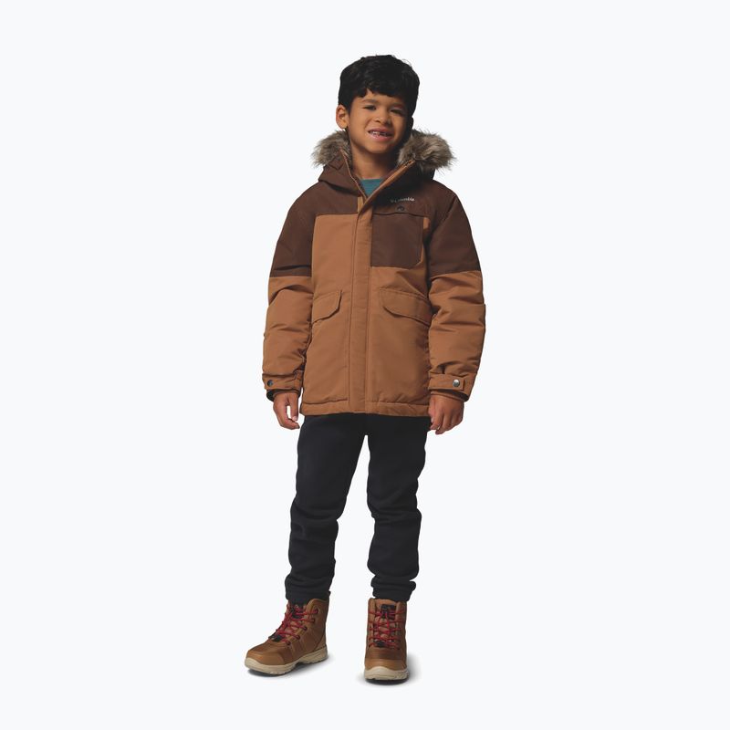 Dětská zateplená bunda Columbia Nordic Strider II camel brown/tobacco 2