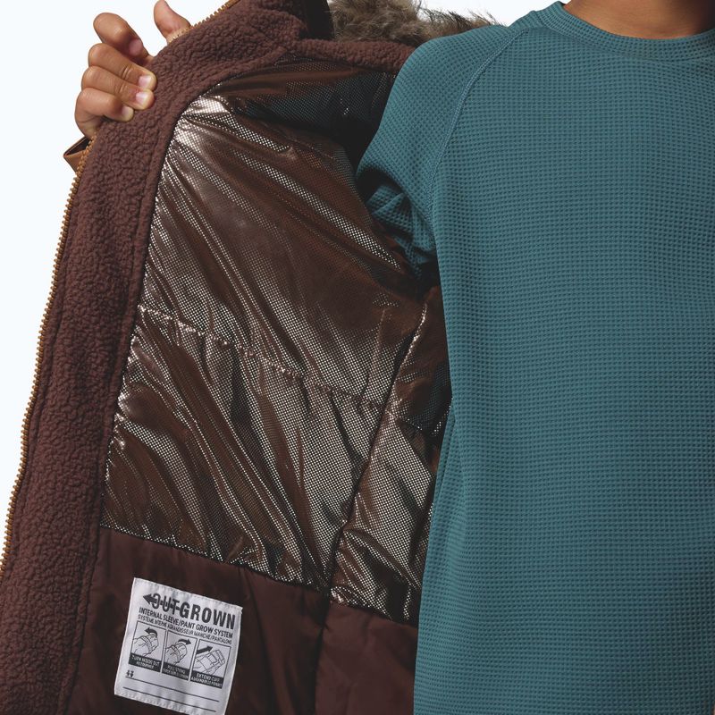 Dětská zateplená bunda Columbia Nordic Strider II camel brown/tobacco 7