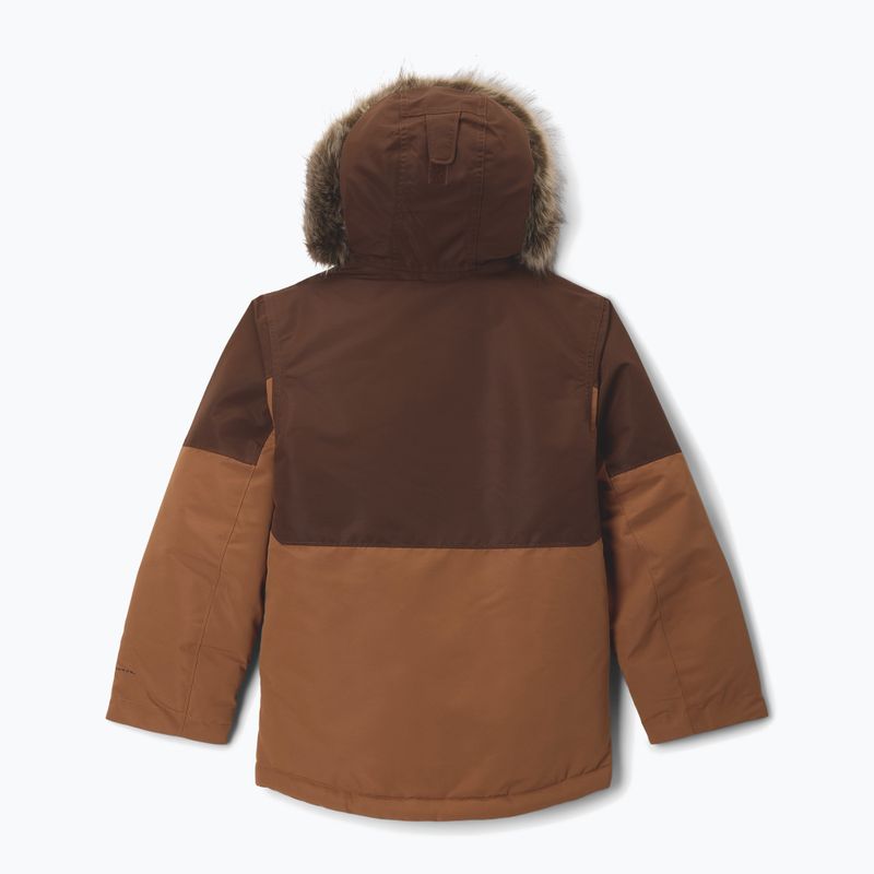 Dětská zateplená bunda Columbia Nordic Strider II camel brown/tobacco 9