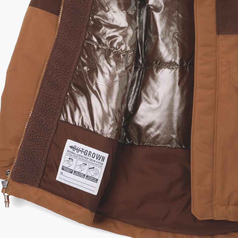 Dětská zateplená bunda Columbia Nordic Strider II camel brown/tobacco 10