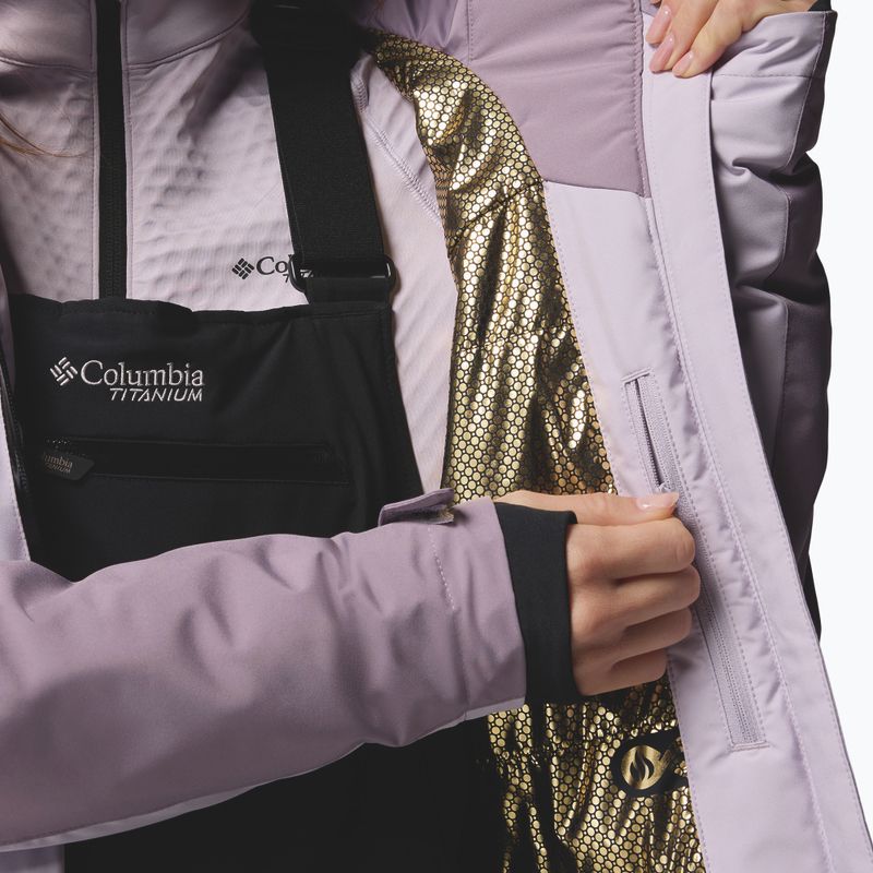 Dámská lyžařská bunda Columbia Highland Summit III Insulated lavender pearl/shale purple 10