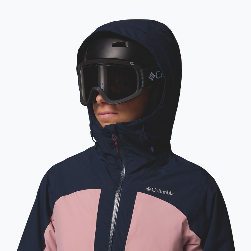 Dámská lyžařská bunda Columbia Liftline eraser pink/collegiate navy/rich wine 5