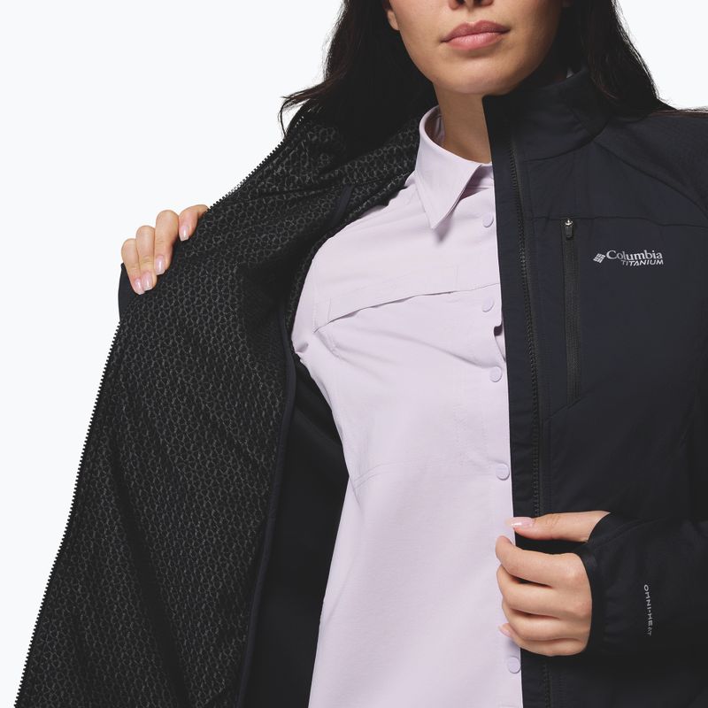 Dámská hybridní bunda Columbia Arctic Crest Hybrid Full Zip black 6