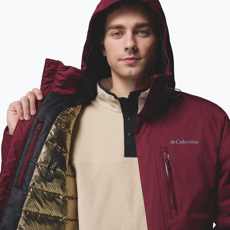 Pánská bunda Columbia Oak Harbor II Insulated rich wine 8
