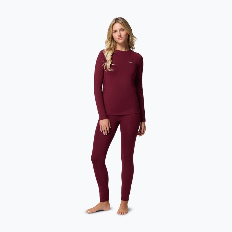 Dámská termoakční mikina Columbia Midweight Stretch rich wine 2