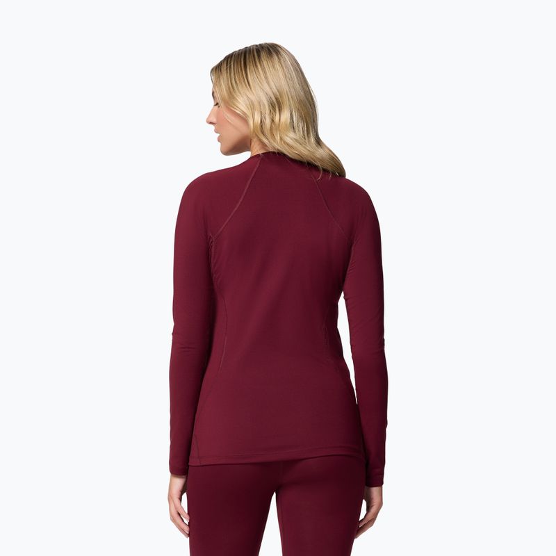 Dámská termoakční mikina Columbia Midweight Stretch rich wine 3