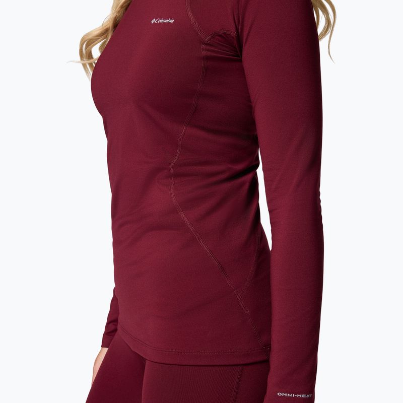 Dámská termoakční mikina Columbia Midweight Stretch rich wine 6