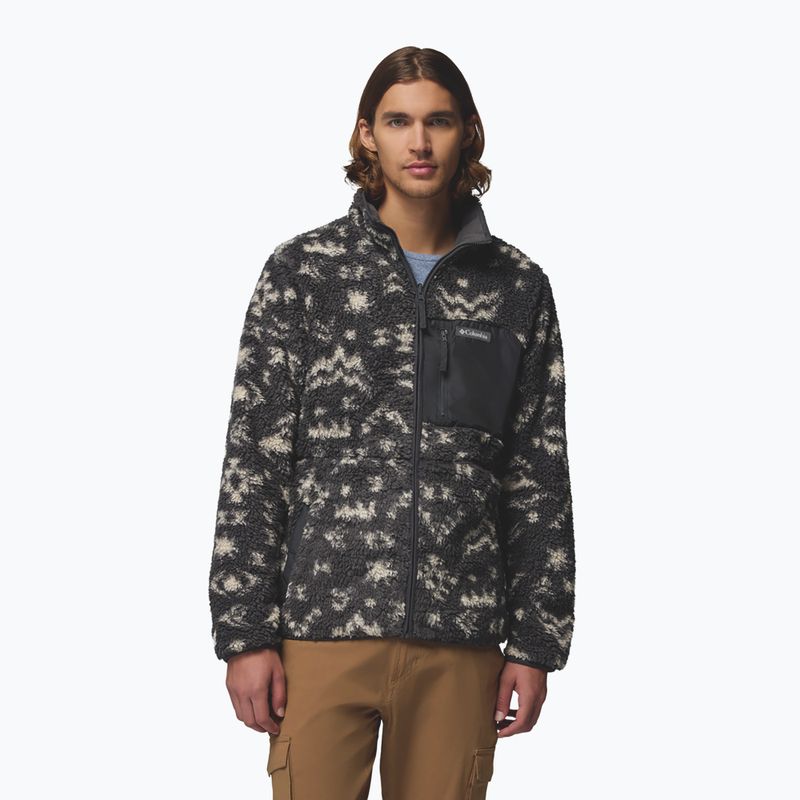 Pánská fleecová bunda Columbia Winter Pass Reversible shark/peaked tonal 5