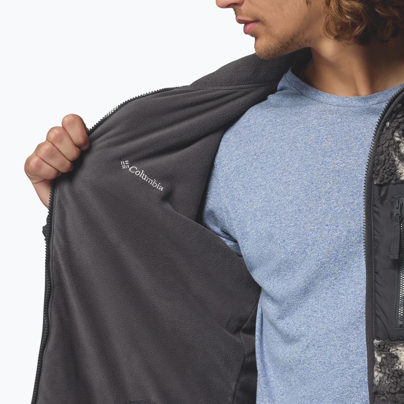 Pánská fleecová bunda Columbia Winter Pass Reversible shark/peaked tonal 7