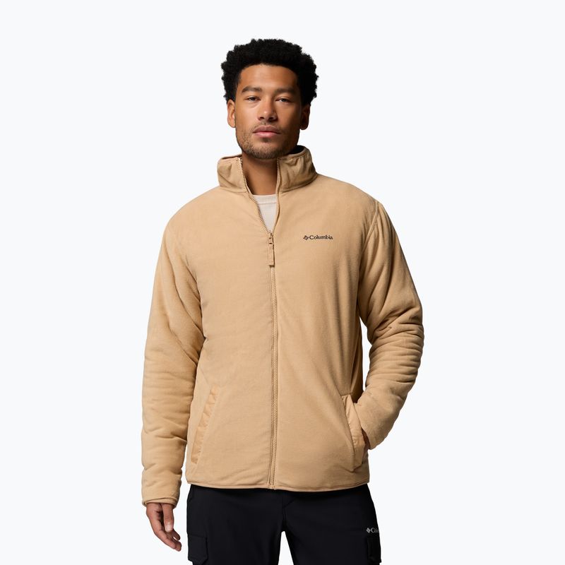 Pánská fleecová mikina Columbia Winter Pass Reversible canoe/dark stone/peaked tonal 6