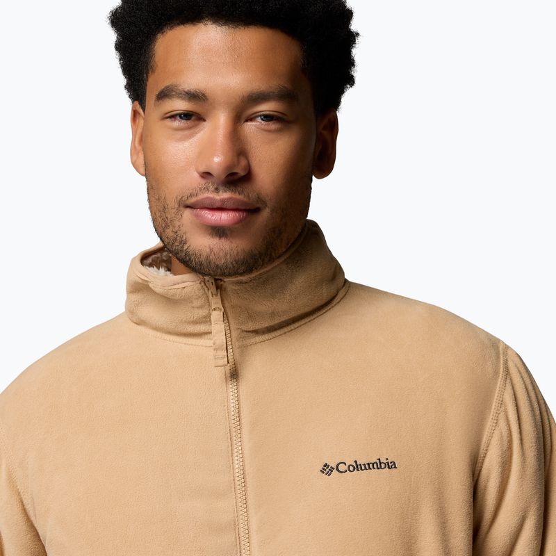 Pánská fleecová mikina Columbia Winter Pass Reversible canoe/dark stone/peaked tonal 9