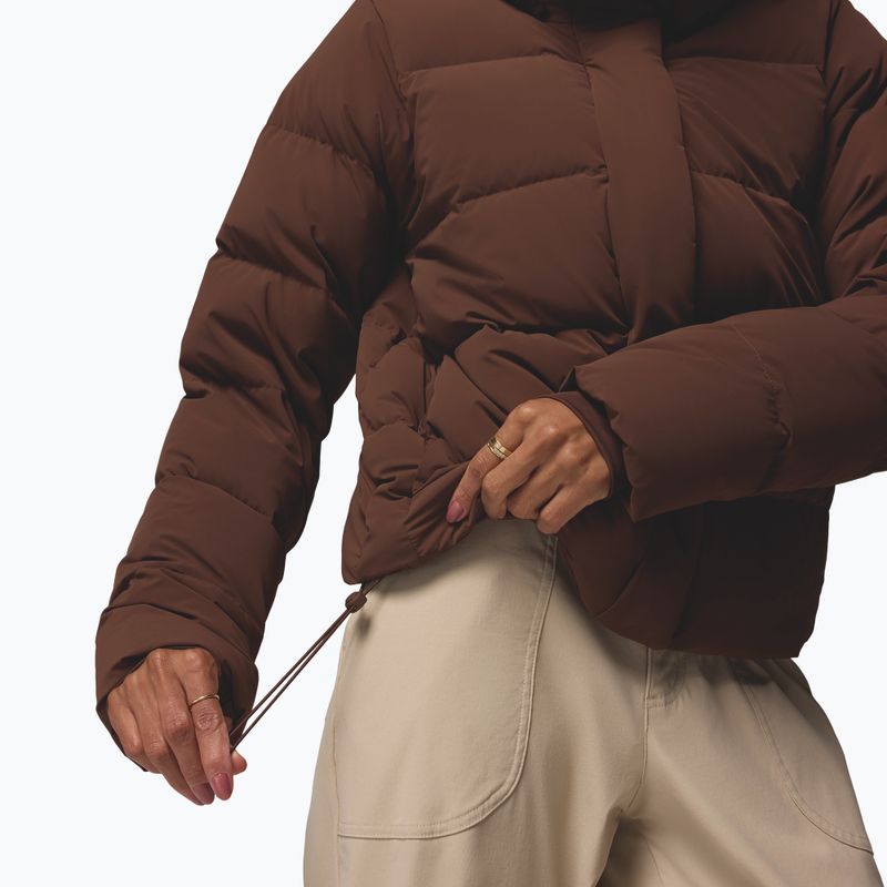 Dámská péřová bunda Columbia Amaze Puff Hooded tobacco 11