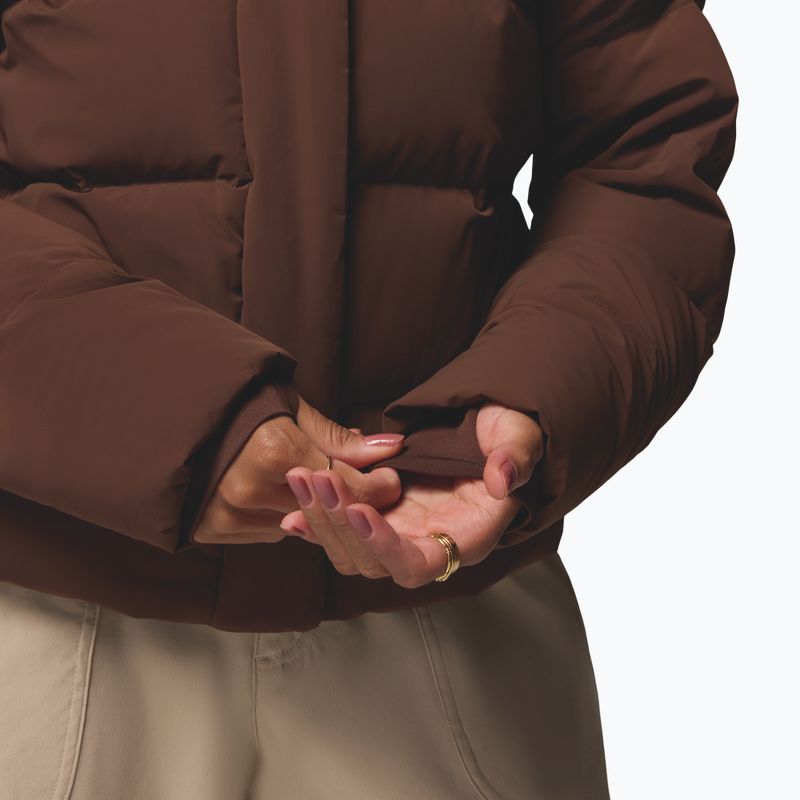 Dámská péřová bunda Columbia Amaze Puff Hooded tobacco 12