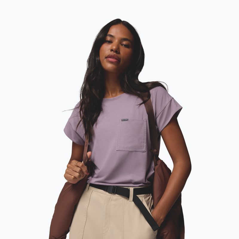 Dámská péřová bunda Columbia Amaze Puff Hooded tobacco 15