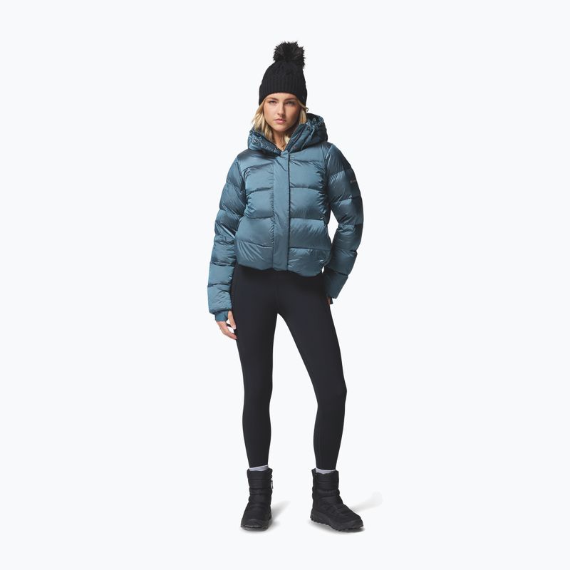 Dámská péřová bunda Columbia Amaze Puff Hooded everblue high shine 2