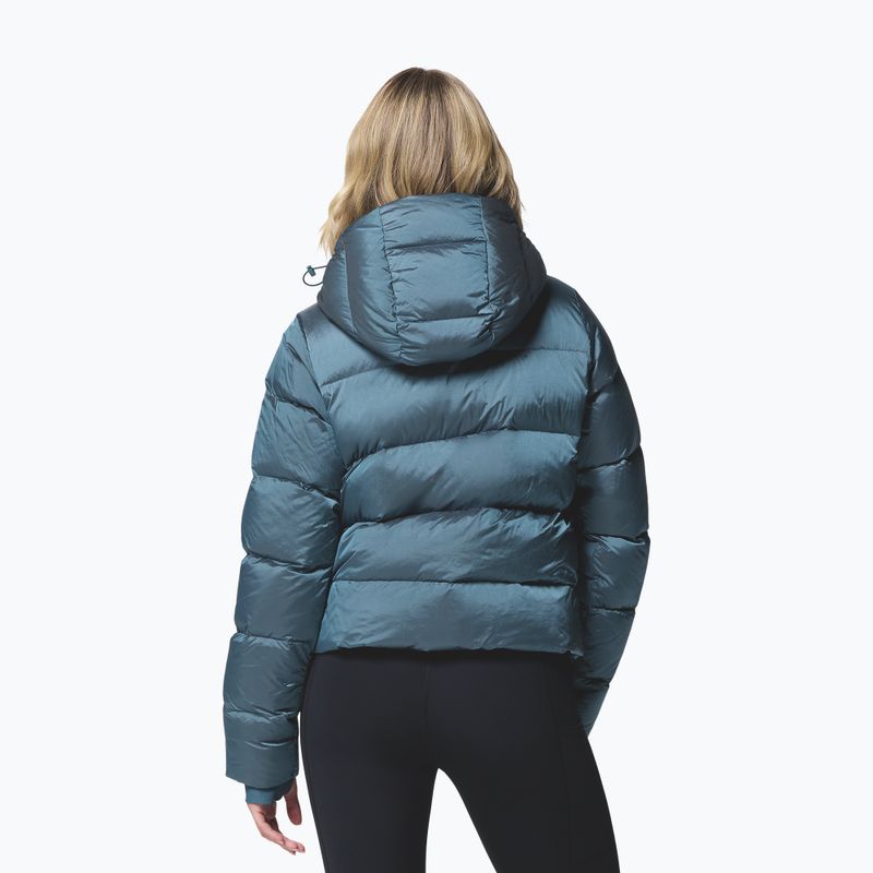 Dámská péřová bunda Columbia Amaze Puff Hooded everblue high shine 3
