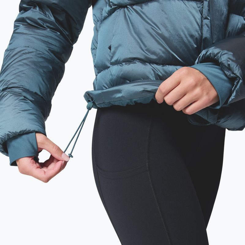 Dámská péřová bunda Columbia Amaze Puff Hooded everblue high shine 8