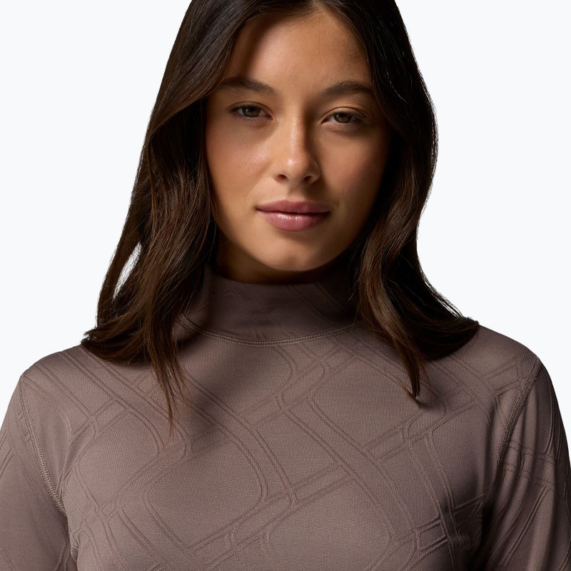 Dámské trekkingové tričko Longsleeve Columbia Granite Point Turtleneck iron 5