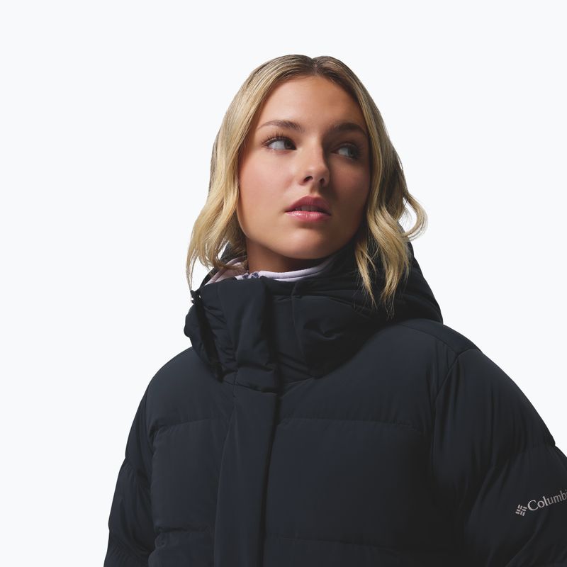 Dámský péřový kabát Columbia Amaze Puff Long Hooded black 8