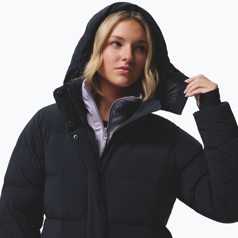 Dámský péřový kabát Columbia Amaze Puff Long Hooded black 9