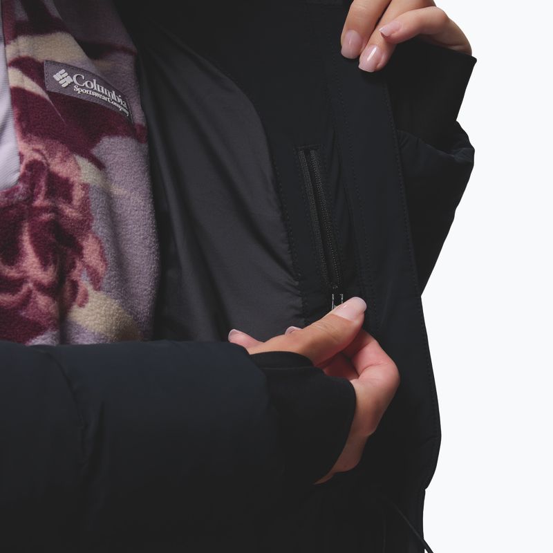 Dámský péřový kabát Columbia Amaze Puff Long Hooded black 15