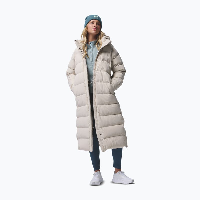 Dámský péřový kabát Columbia Amaze Puff Long Hooded dark stone 2