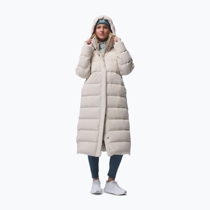 Dámský péřový kabát Columbia Amaze Puff Long Hooded dark stone 4