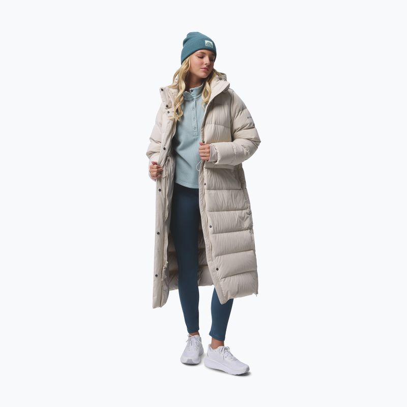 Dámský péřový kabát Columbia Amaze Puff Long Hooded dark stone 5