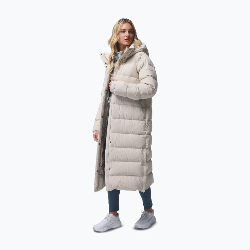 Dámský péřový kabát Columbia Amaze Puff Long Hooded dark stone 6
