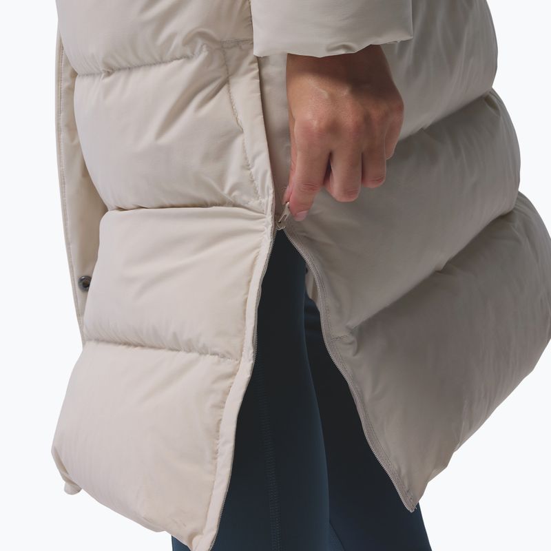 Dámský péřový kabát Columbia Amaze Puff Long Hooded dark stone 15