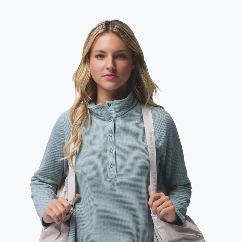 Dámský péřový kabát Columbia Amaze Puff Long Hooded dark stone 19