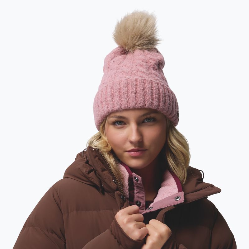 Dámský péřový kabát Columbia Amaze Puff Long Hooded tobacco 12