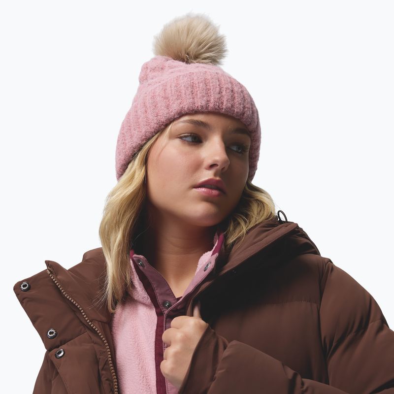 Dámský péřový kabát Columbia Amaze Puff Long Hooded tobacco 13