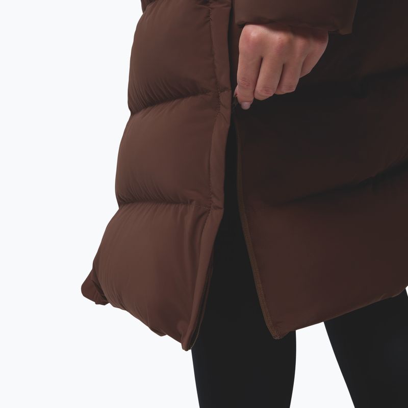 Dámský péřový kabát Columbia Amaze Puff Long Hooded tobacco 16