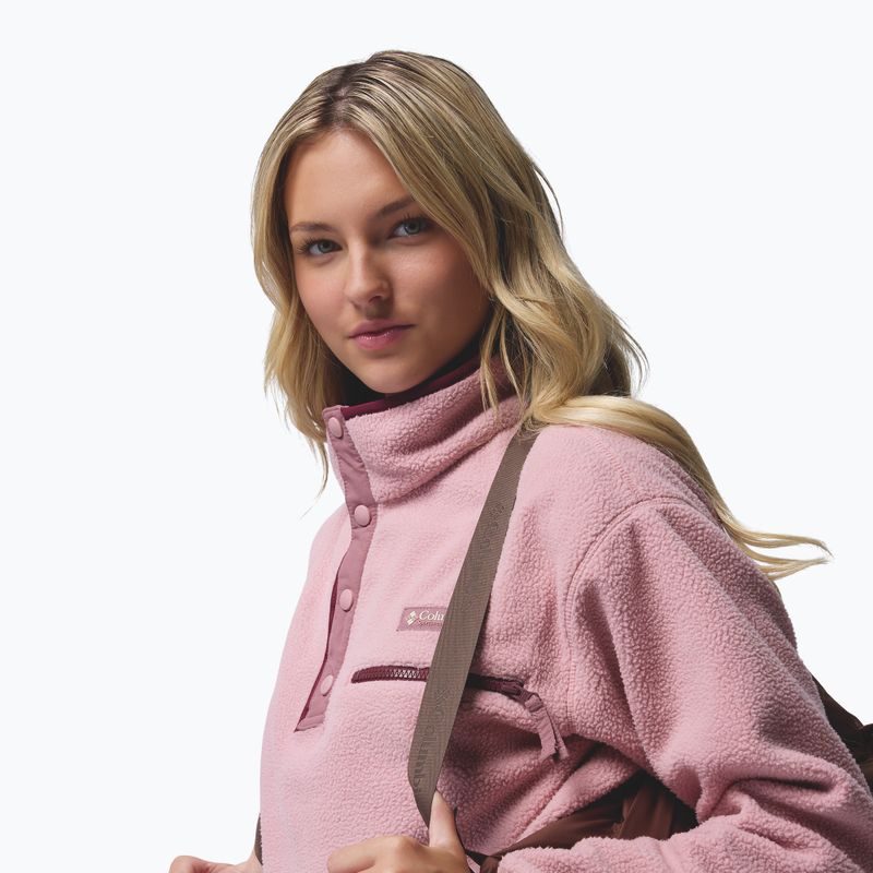 Dámský péřový kabát Columbia Amaze Puff Long Hooded tobacco 20