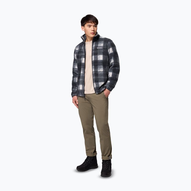 Pánská mikina Columbia Steens Mountain Printed chalk omblur 2